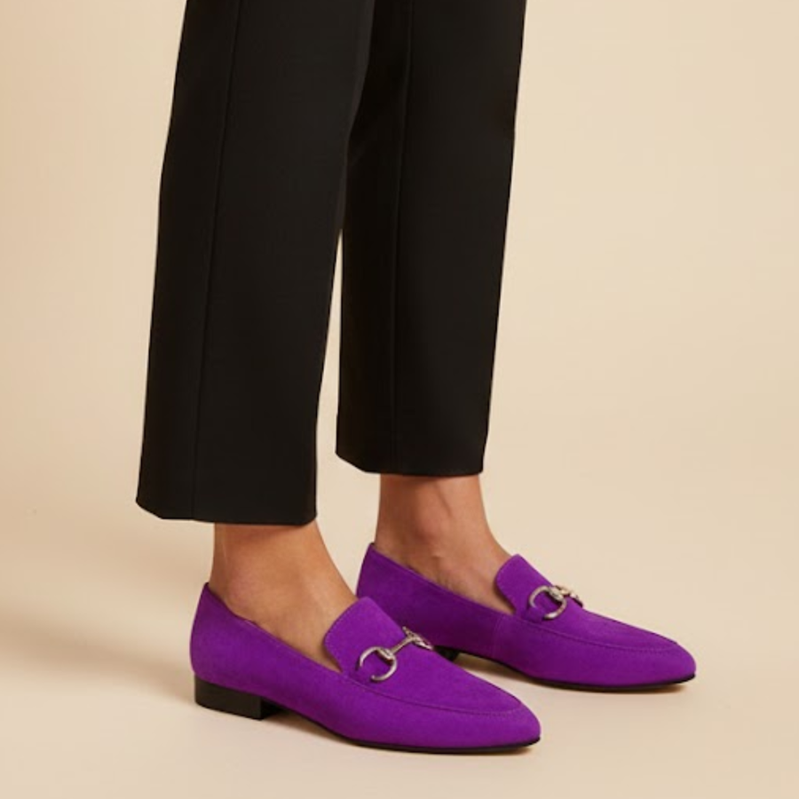 Gemma | Suede mokasini s klasičnim detajlom