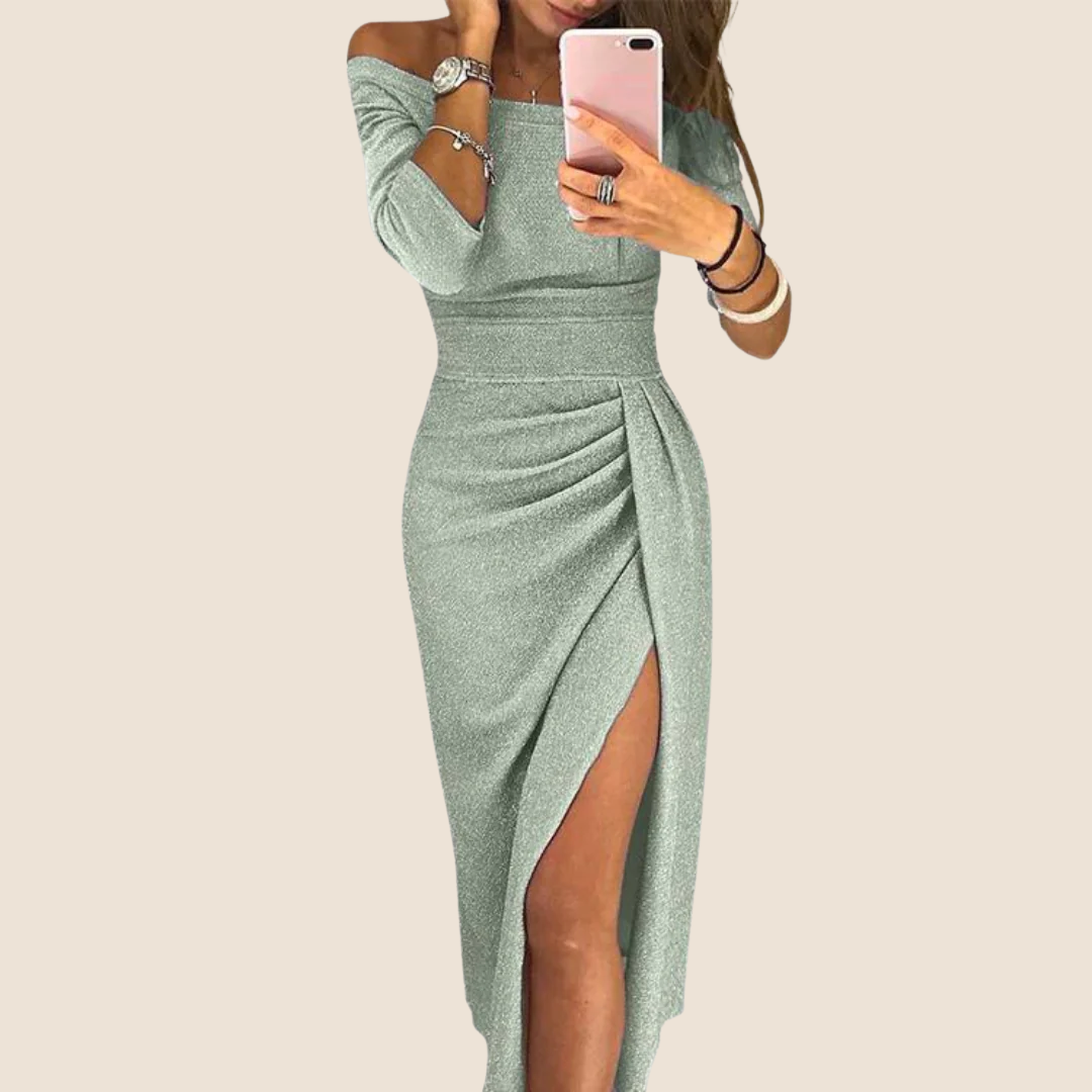 Stella™ | Maxi obleka s halter dekoltejem
