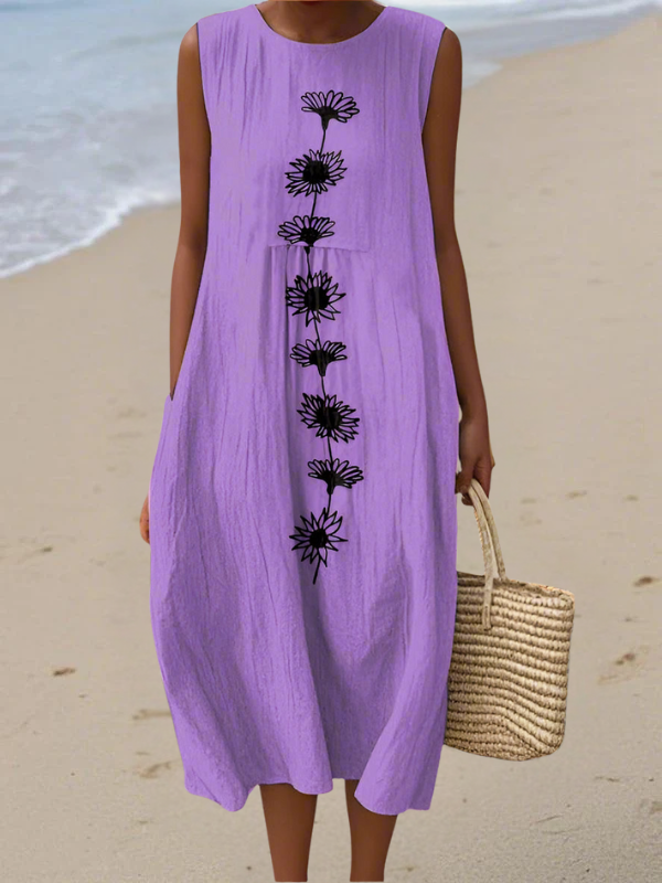 EMMA | MIDI OBLEKA VIOLET BLOOM