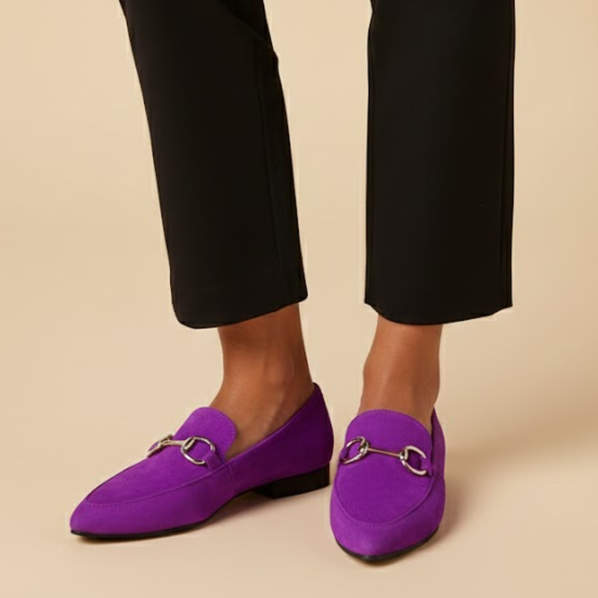 Gemma | Suede mokasini s klasičnim detajlom