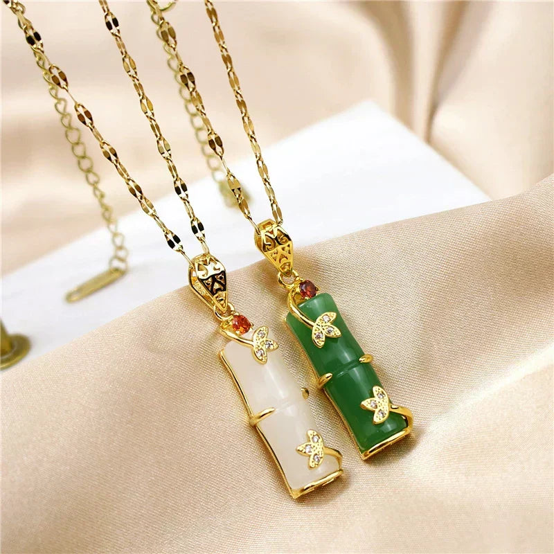 Jade Amulet Ogrlica