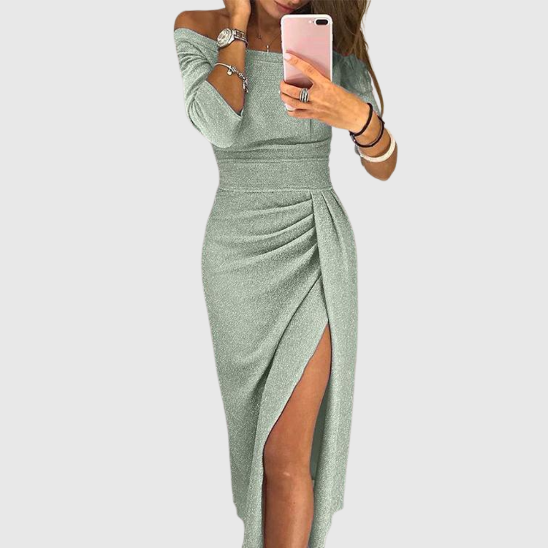 Stella™ | Maxi obleka s halter dekoltejem