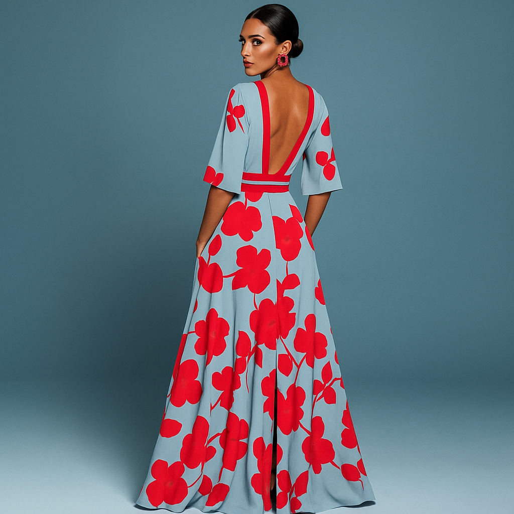 Layla™ | Elegantna Obleka iz Viskoze