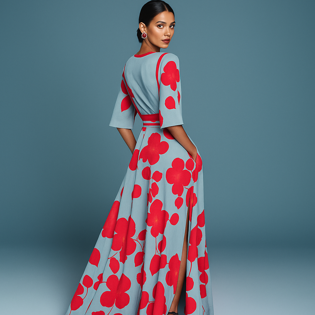 Layla™ | Elegantna Obleka iz Viskoze