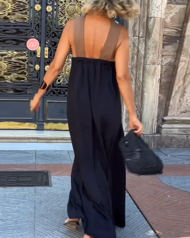 Obleka s Prečnim Ovratnikom Serena™