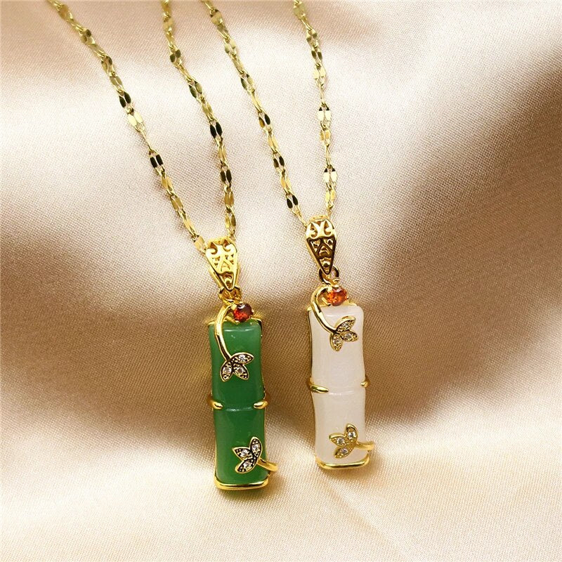 Jade Amulet Ogrlica