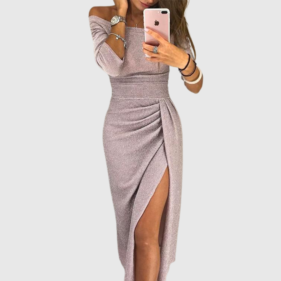 Stella™ | Maxi obleka s halter dekoltejem