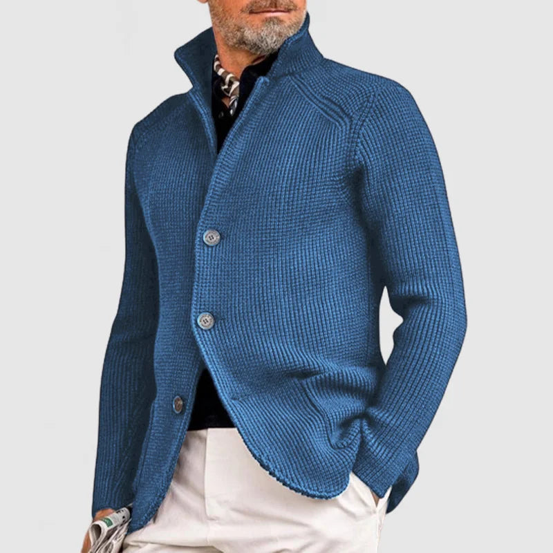 Ramon - Elegantni pulover z žepom in preklopom za moške