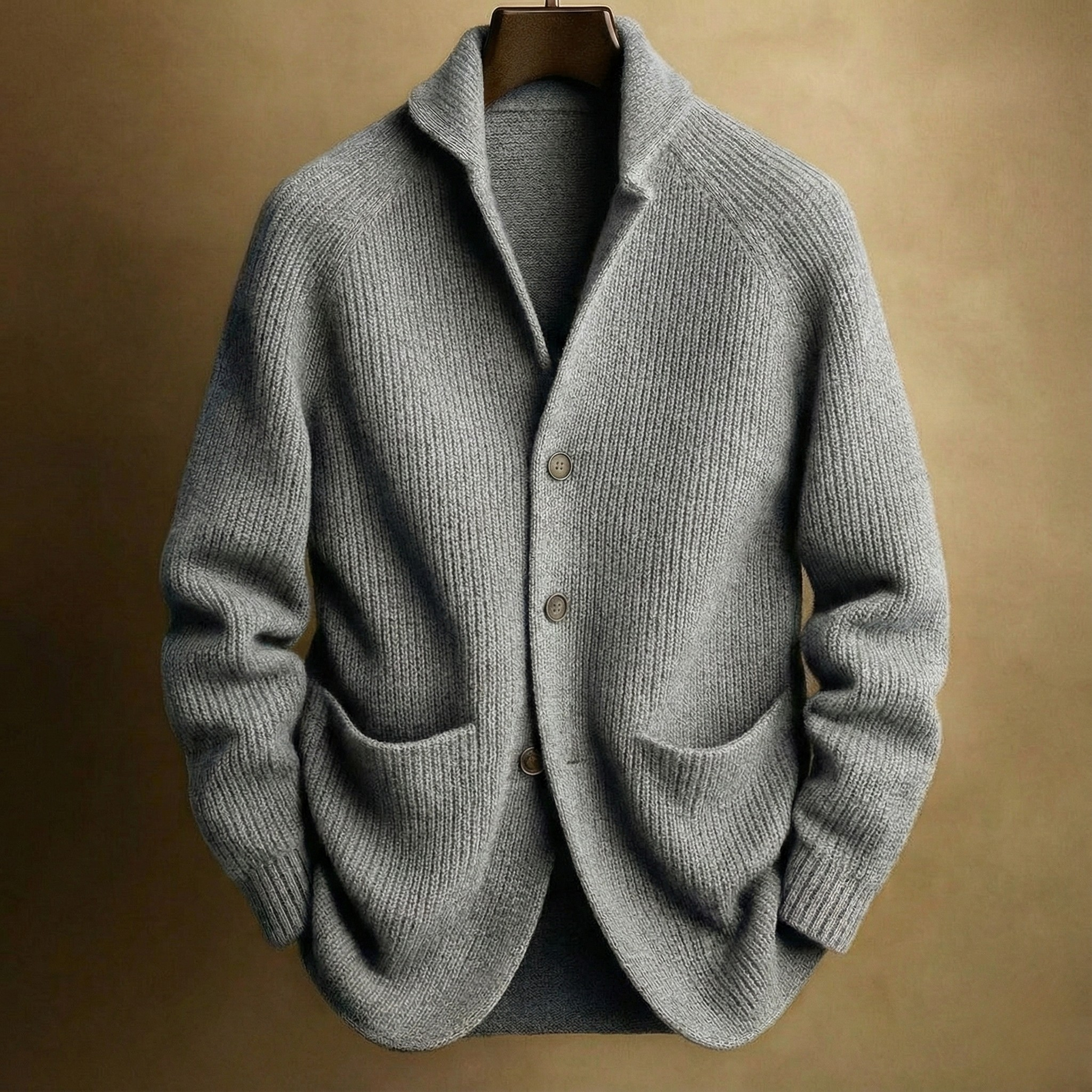 Preston | Moški pleten cardigan iz volne