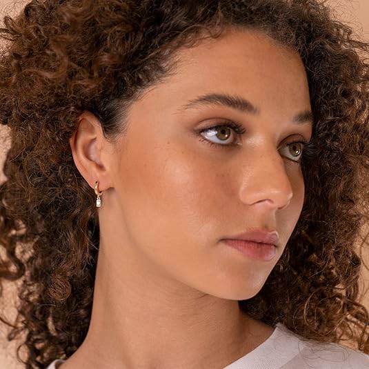 Uhani z obeskom | Zlati
