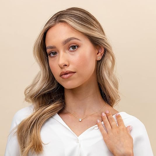 Aurora Kristalna Ogrlica | Zlata