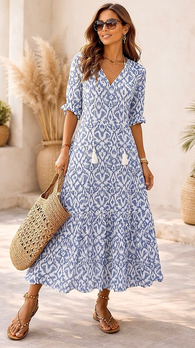 Amalia™ | Poletna Boho Vintage Oblačila