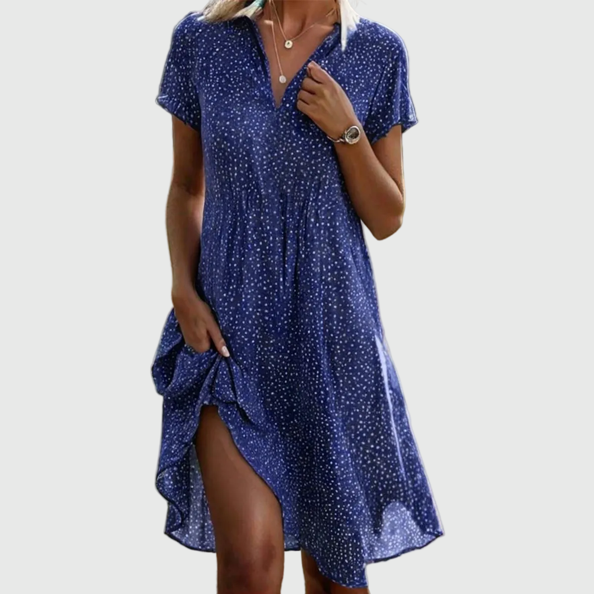 Paz™ | Elegantna in Udobna Midi Obleka