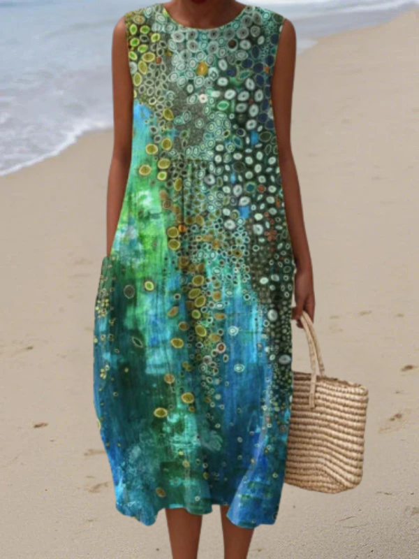 ZARA | REEF MIDI OBLEKA