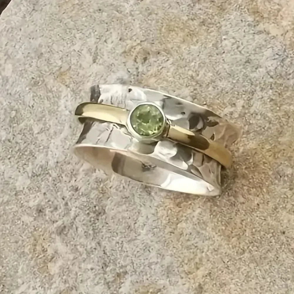Prstan z Peridotom