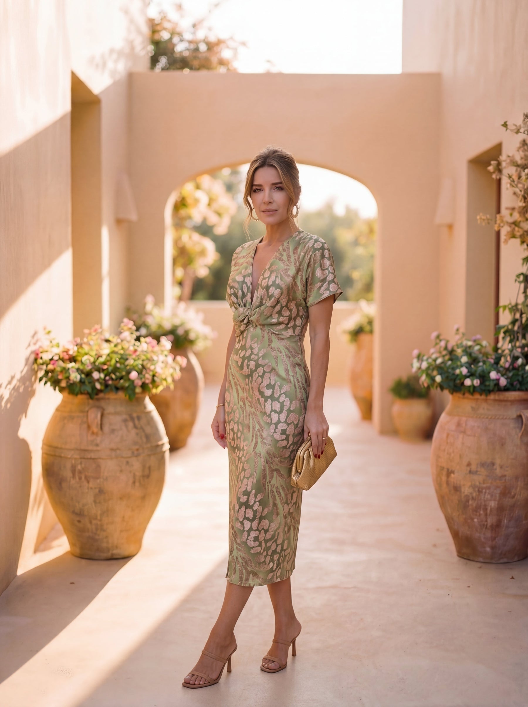 Giulia™ | Elegantna obleka iz lahkega in tekočega materiala