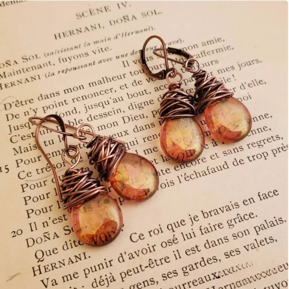 Boho uhani Fireflies