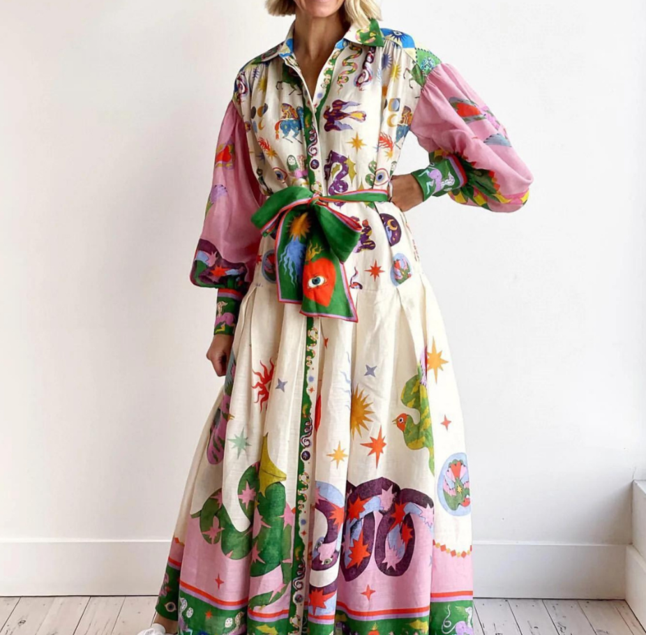 Olamit™ | Maxi italijanska obleka