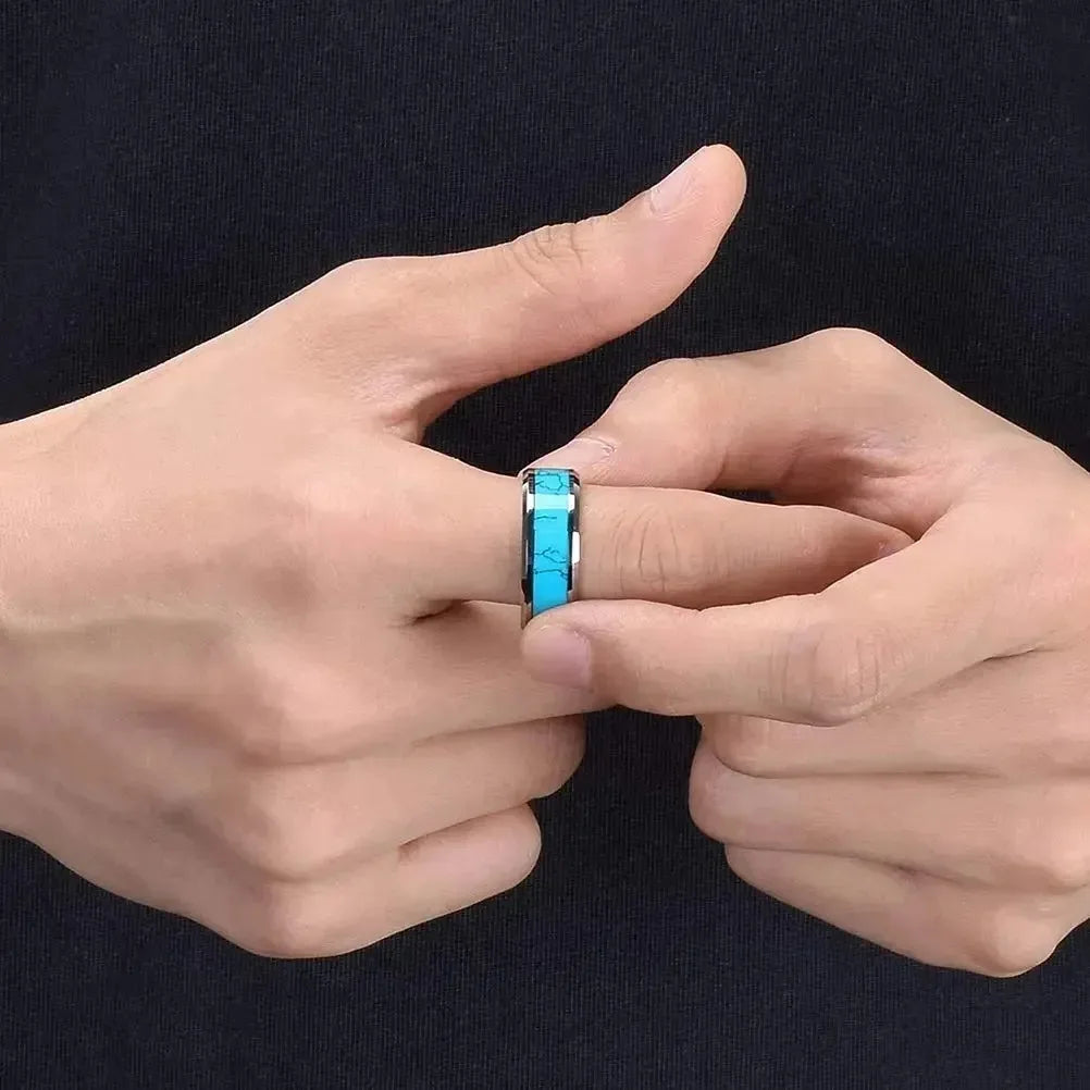 Eleganten Turquoise Prstan