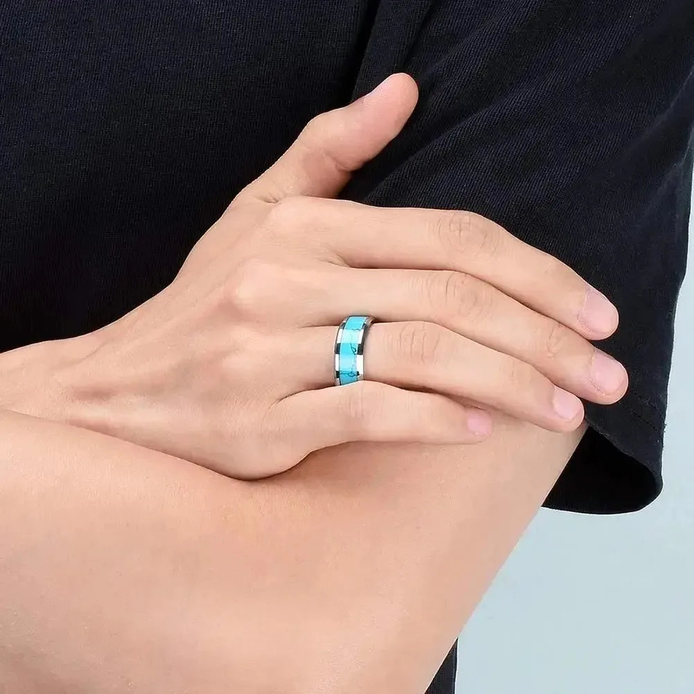 Eleganten Turquoise Prstan
