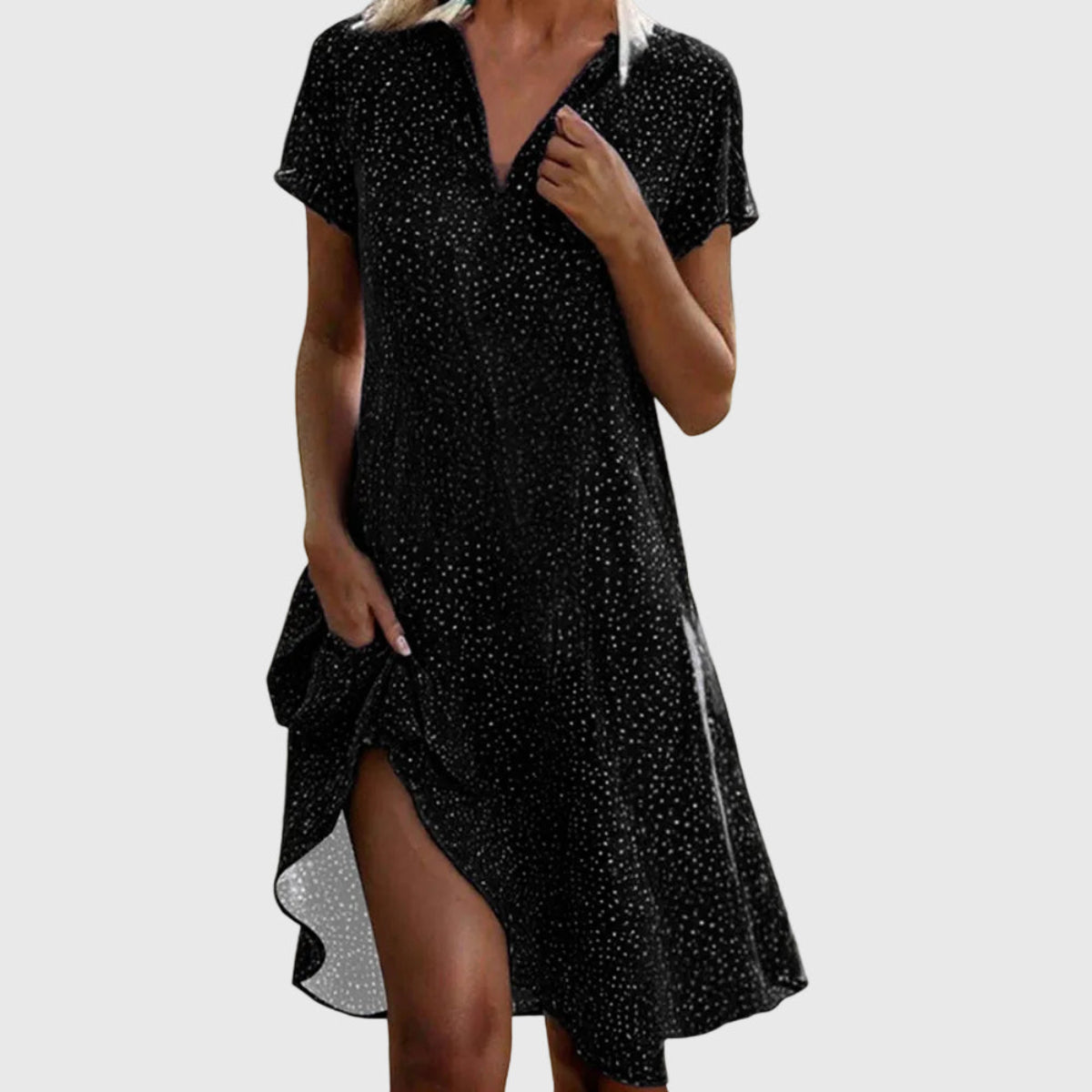 Paz™ | Elegantna in Udobna Midi Obleka