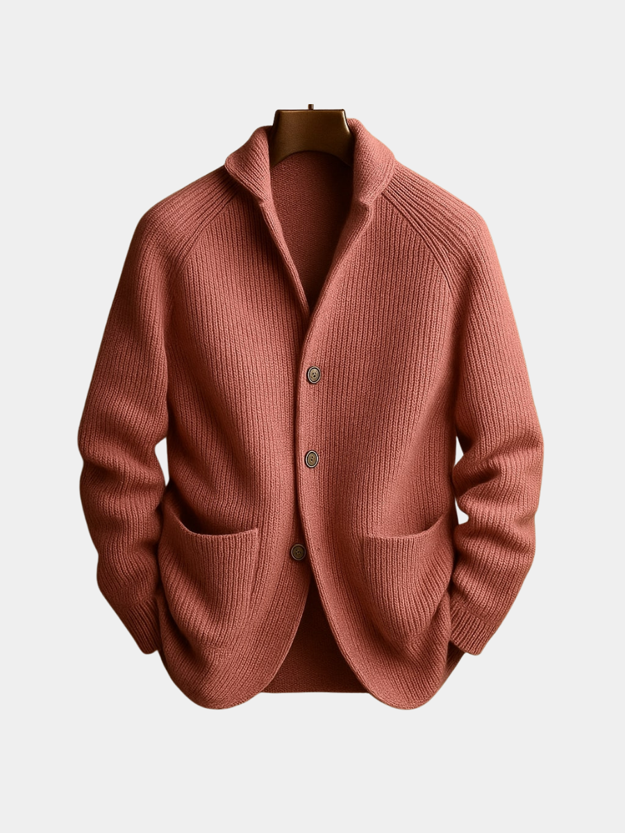 Preston | Moški pleten cardigan iz volne