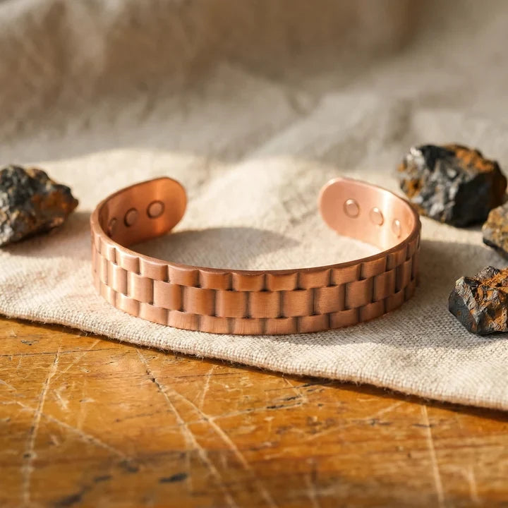 ORE MOŠKI KOVINSKI NARAVNI BANGLE