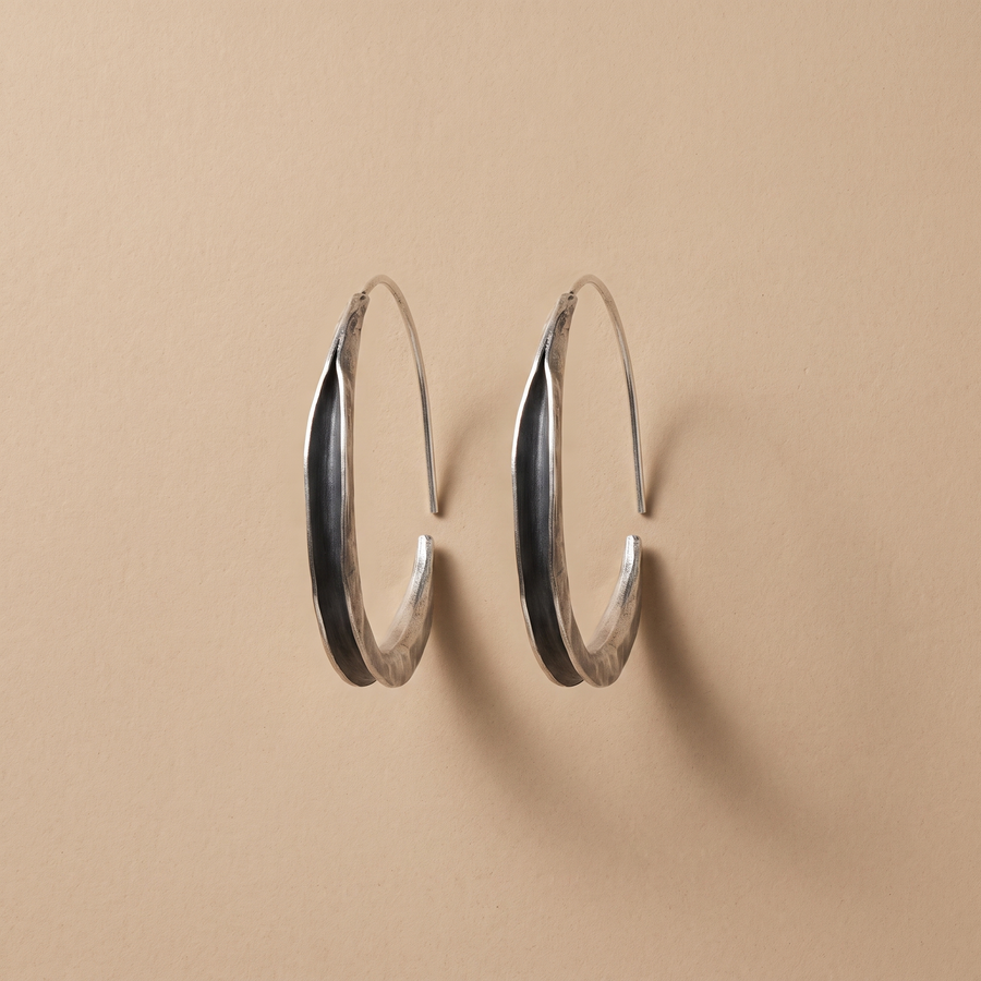 Bold Circle Hoop Earrings