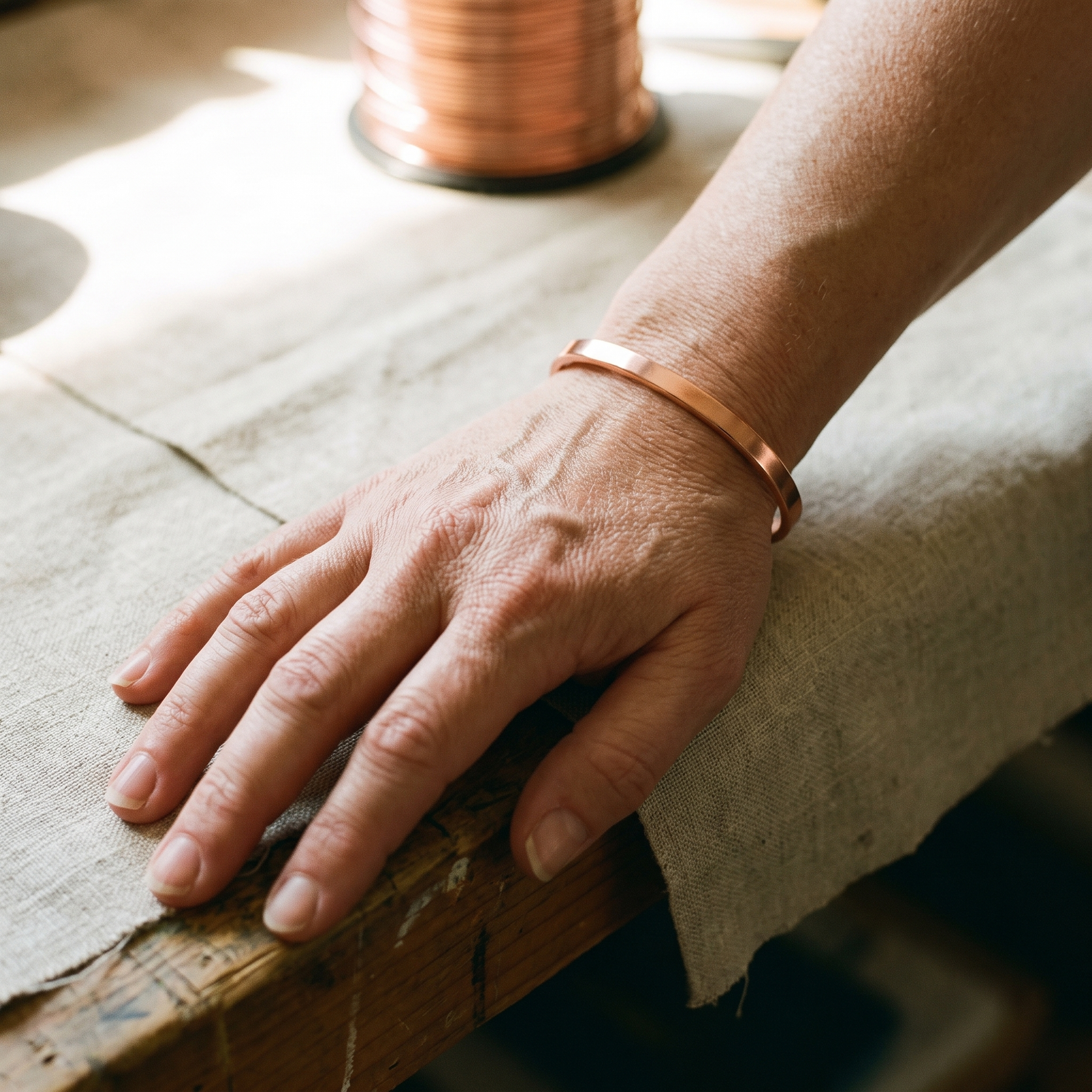 SLEEK COPPER BRACELET | KOVINSKI
