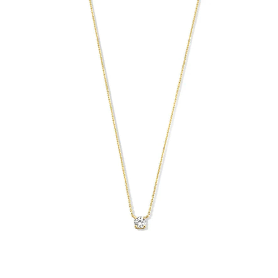 Ogrlica iz moissanite kamna Cléa | Zlato