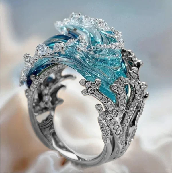 Prstan Ocean's Oath | Trajnostni nakit, navdihnjen z oceanom