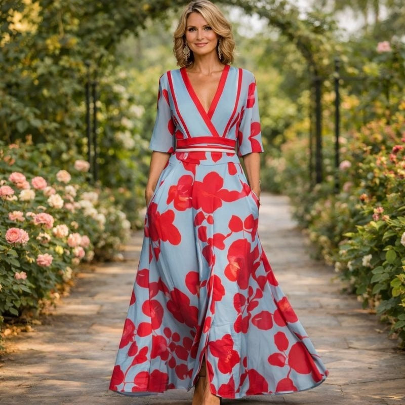 Layla™ | Elegantna Obleka iz Viskoze